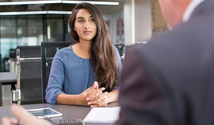 Preparing to answer behavioral questions during an interview