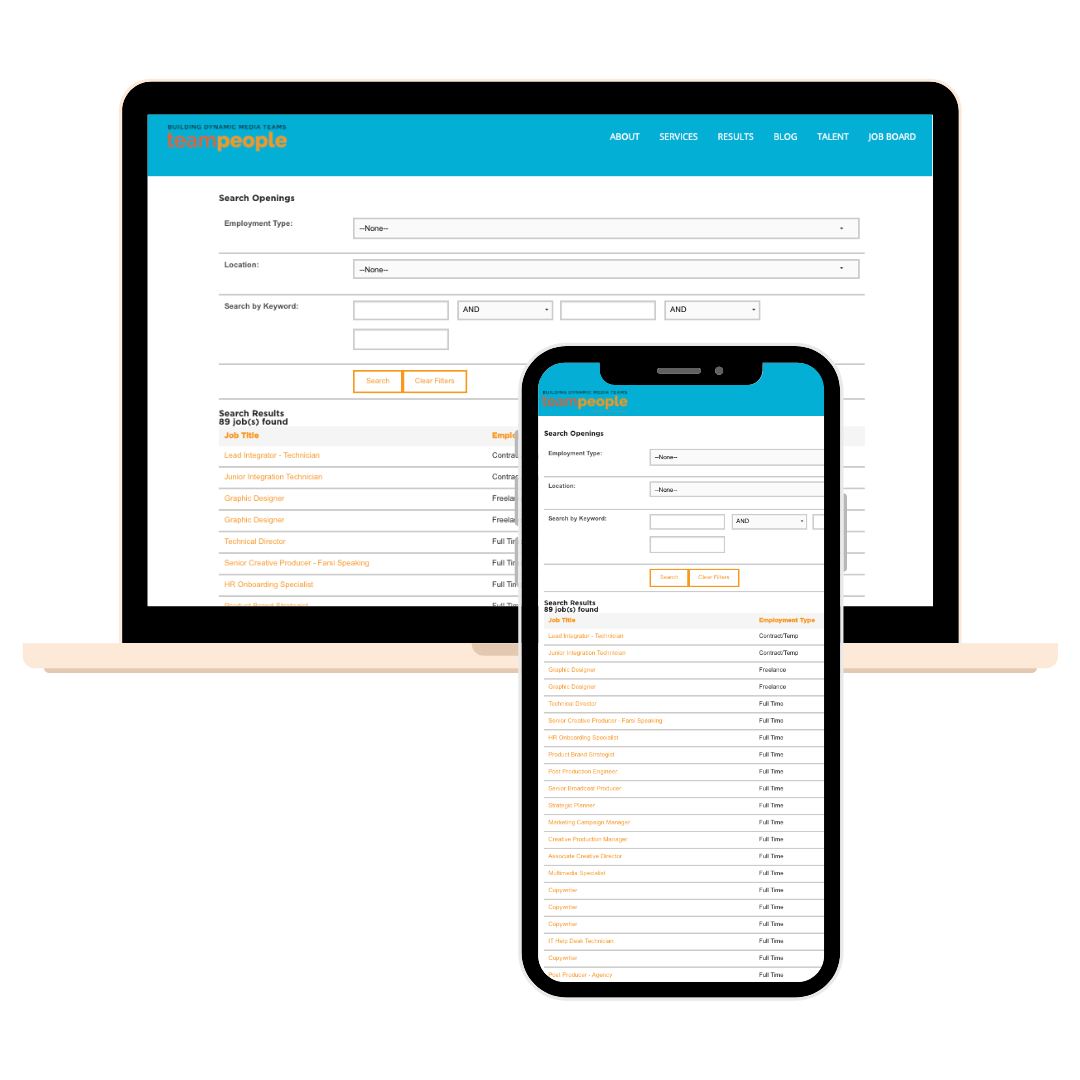 TeamPeople Job Board